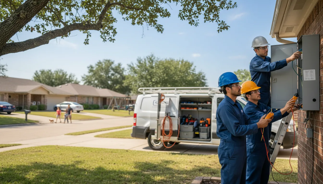 Certified electrician providing emergency electrical services in Left Hand, WV
